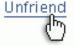 unfriending the ex on facebook